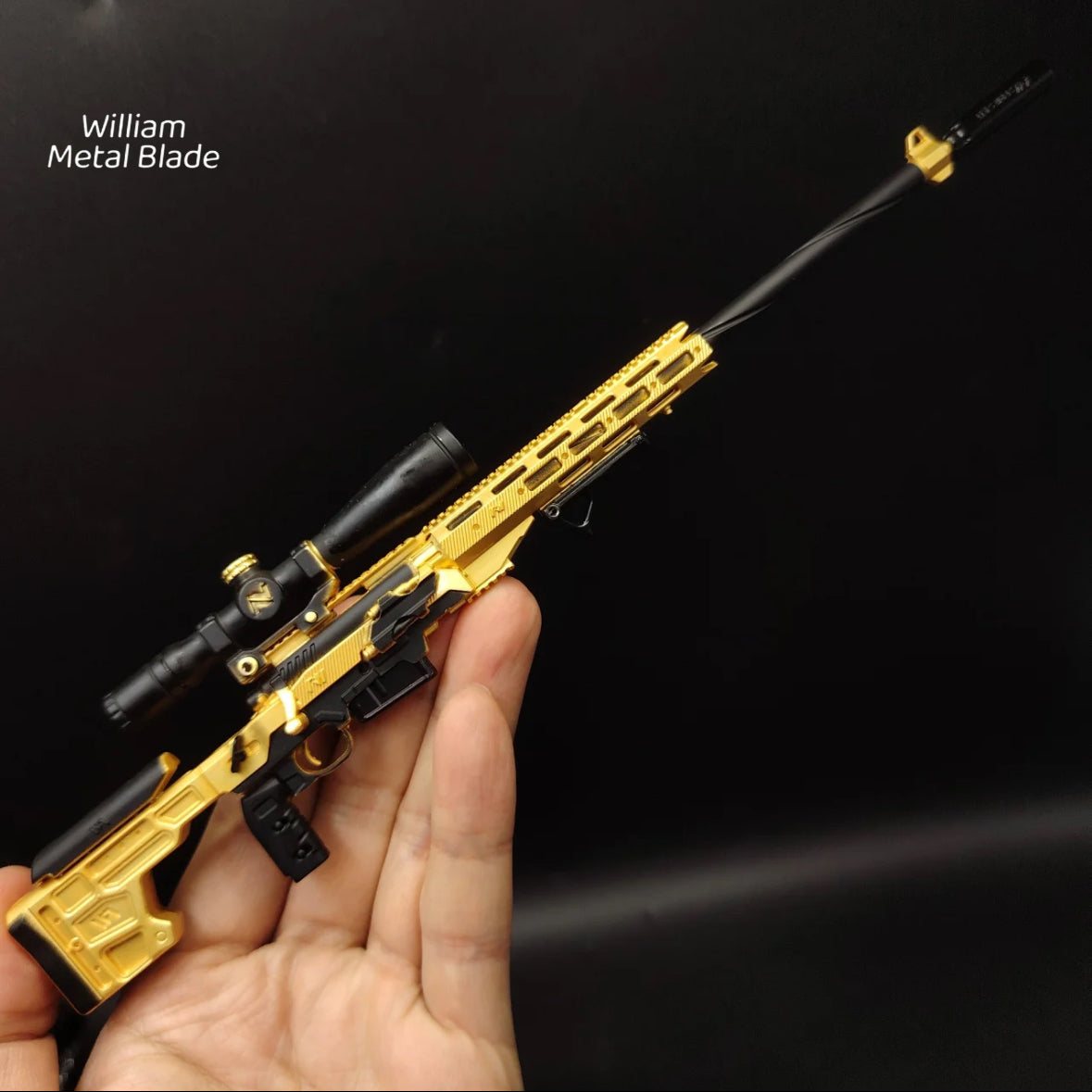 Metal Delta Force Hot Skin M700 Sniper Rifle Miniature