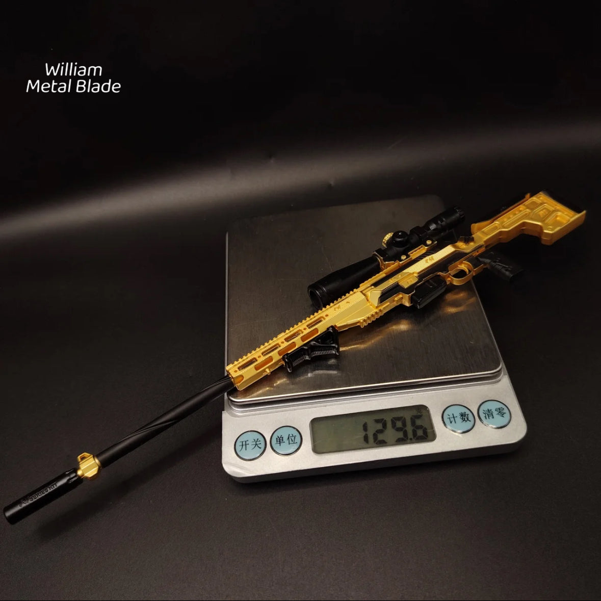 Metal Delta Force Hot Skin M700 Sniper Rifle Miniature
