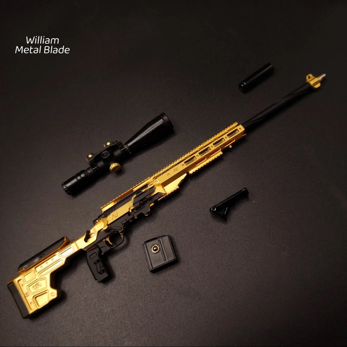 Metal Delta Force Hot Skin M700 Sniper Rifle Miniature