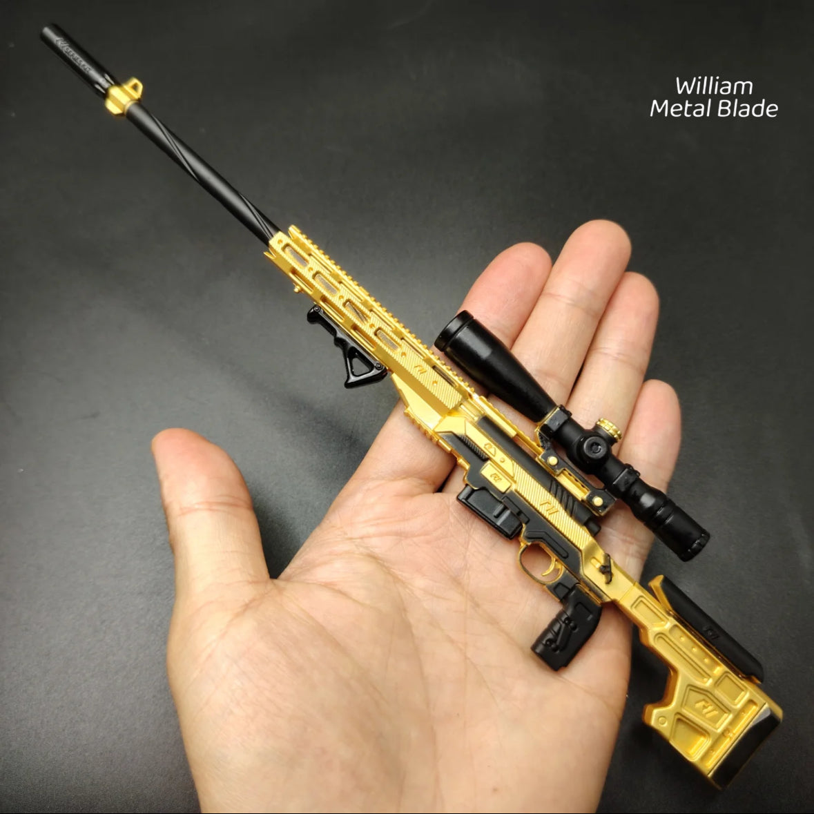 Metal Delta Force Hot Skin M700 Sniper Rifle Miniature