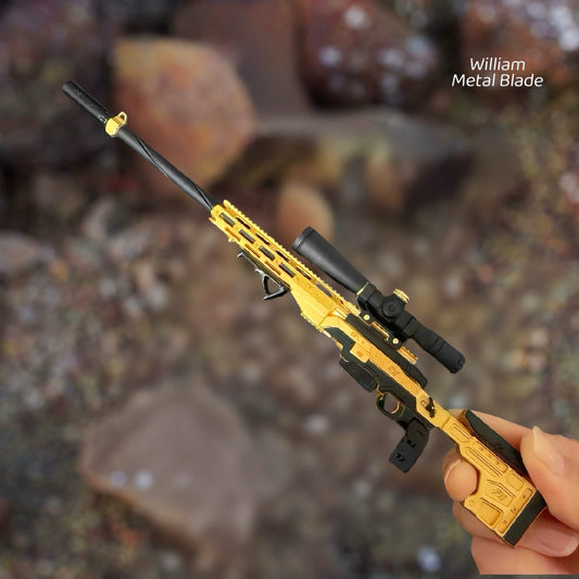 Metal Delta Force Hot Skin M700 Sniper Rifle Miniature