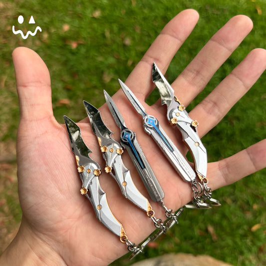 Metal Delta Force Melee Weapon Keychain