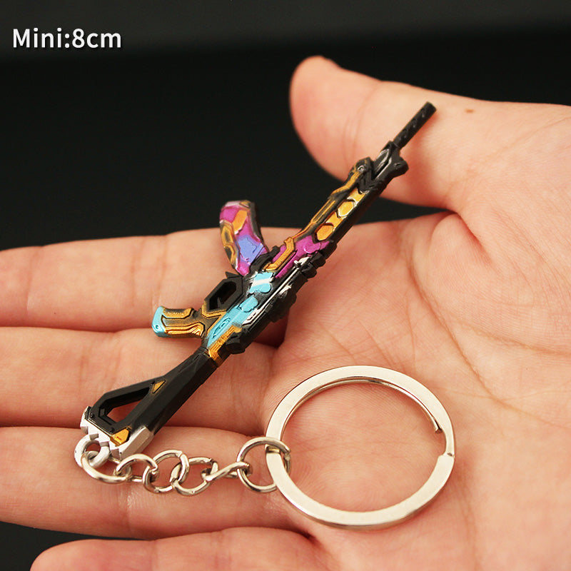 Metal Glitchpop Vandal Keychain