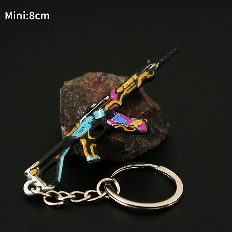 Metal Glitchpop Vandal Keychain