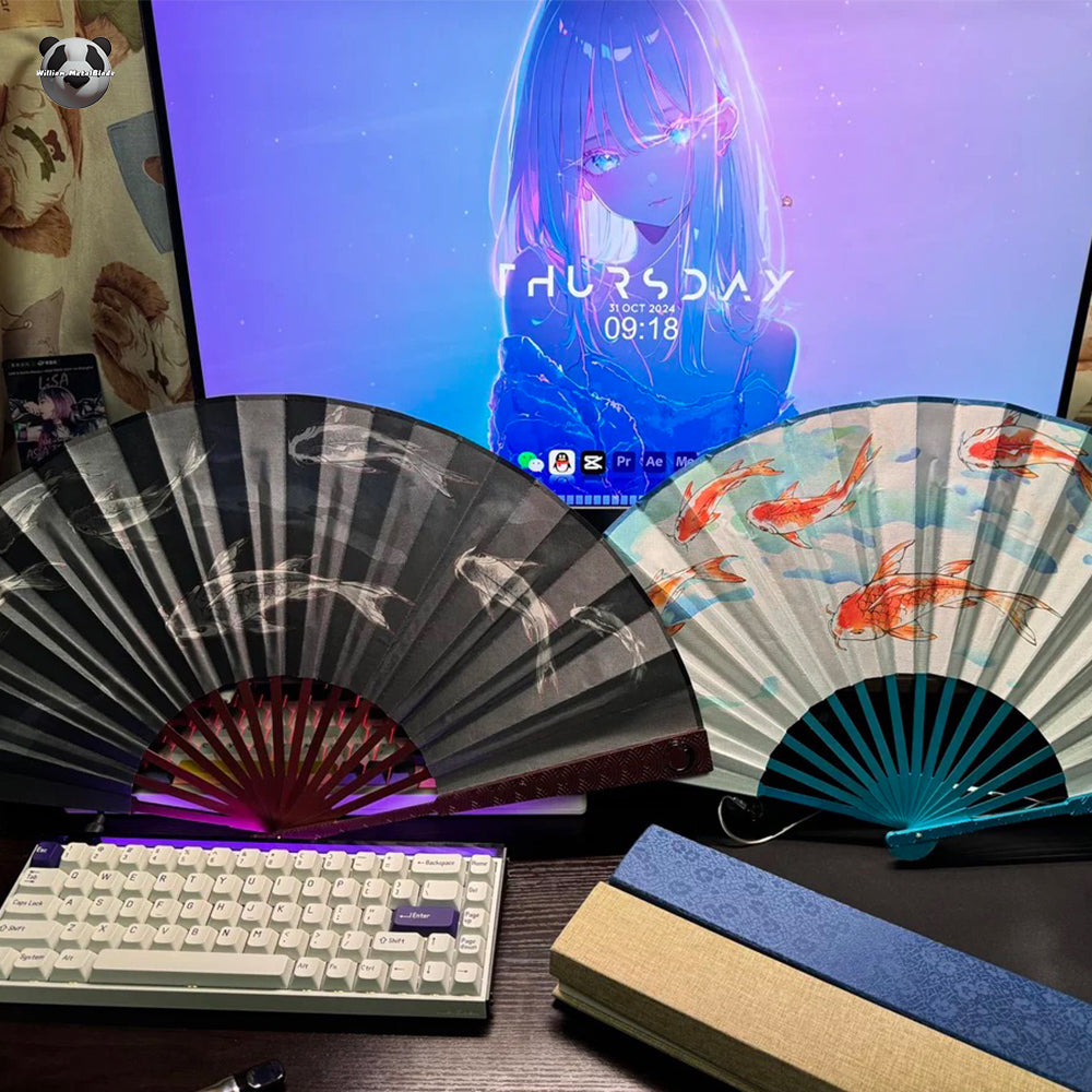 Metal Kohaku & Matsuba Fan Replica