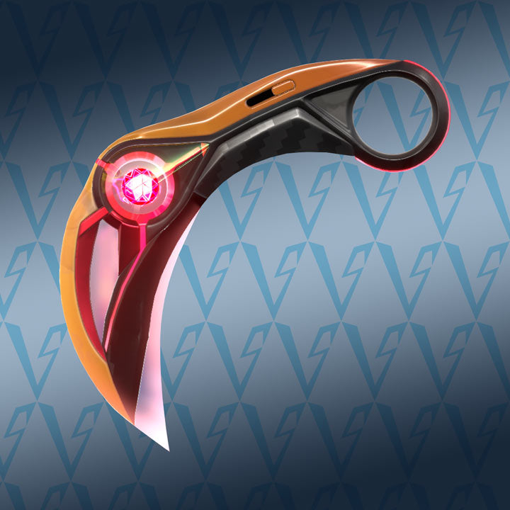 16.5CM/6.4'' Metal Luminous Ion Karambit Replica