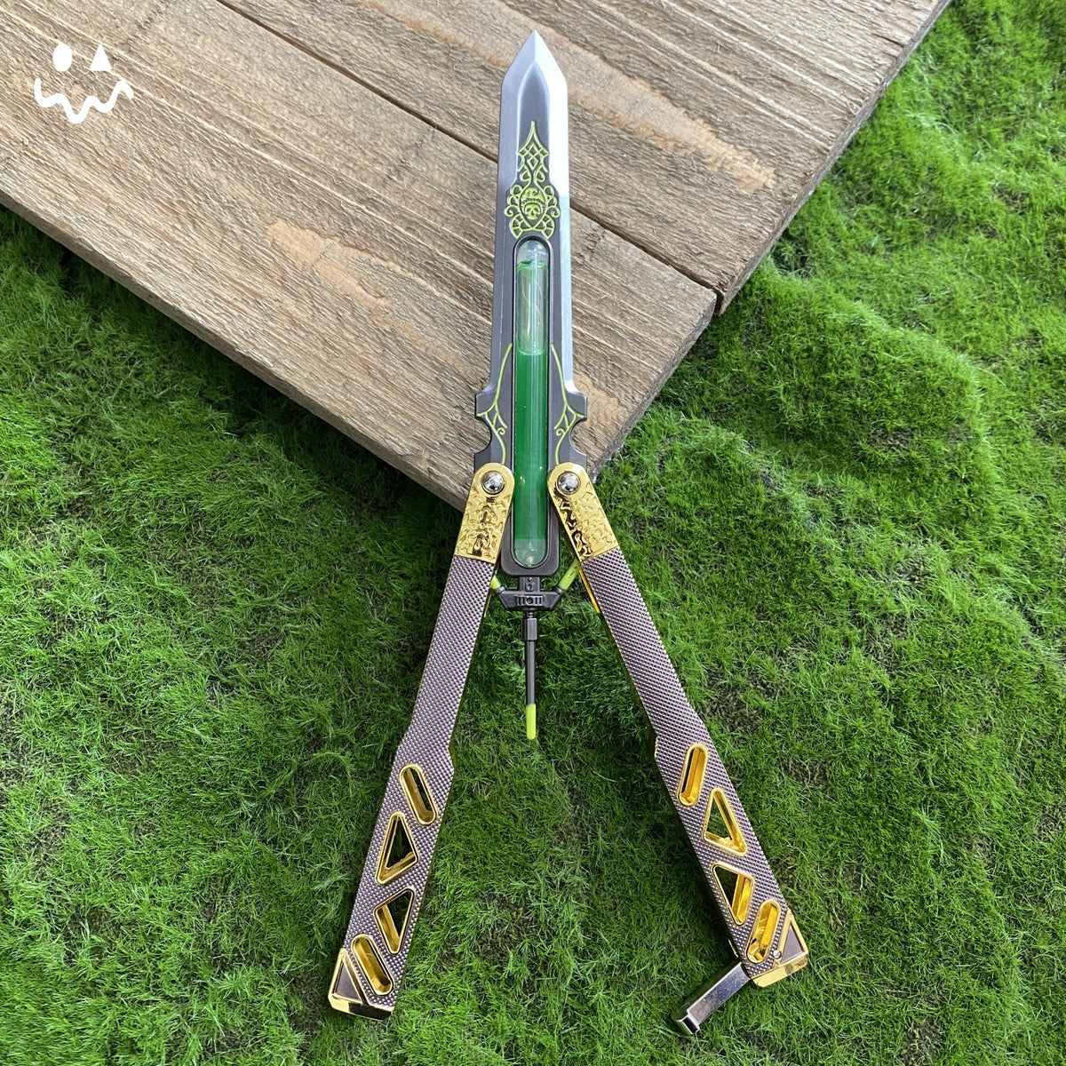 Metal Octane Heirloom V3 Real Liquid Tube Craft Balisong Replica ...