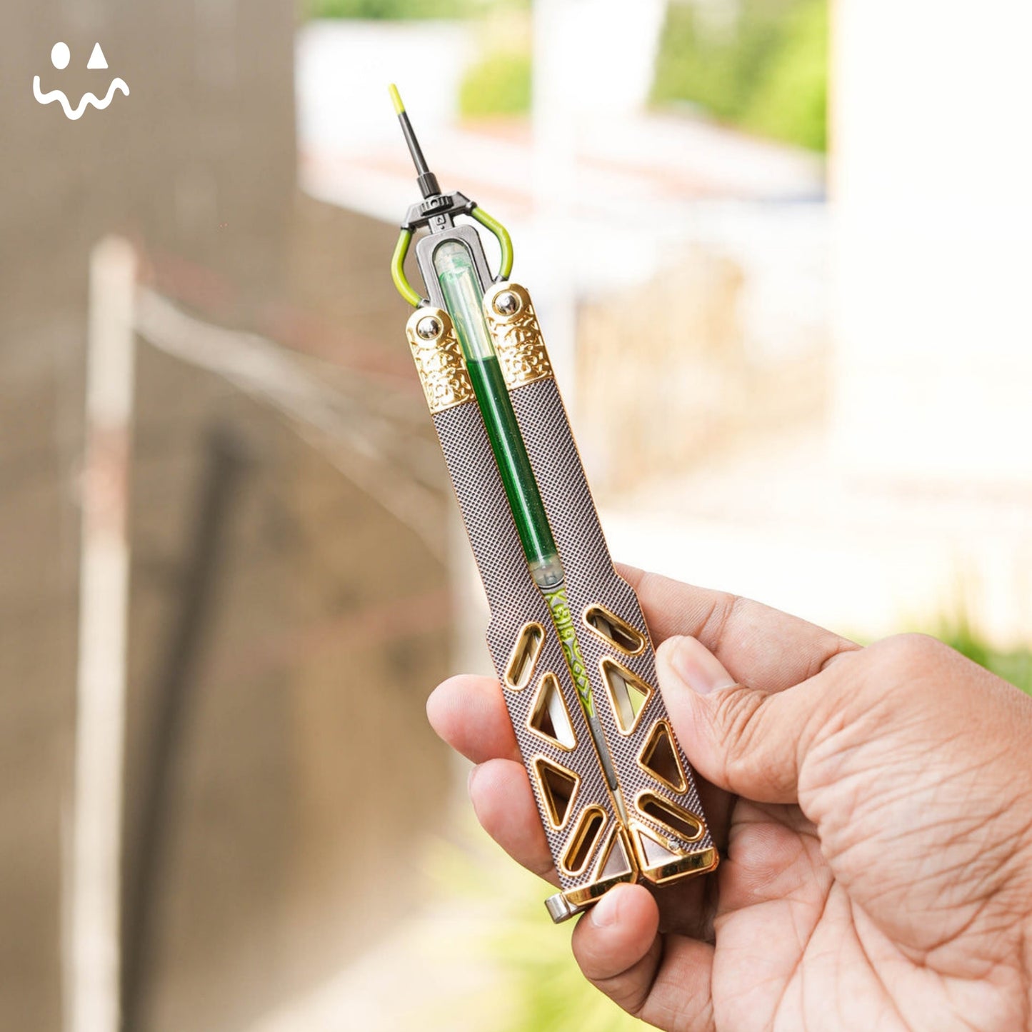 Metal Octane Heirloom V3 Real Liquid Tube Craft Balisong Replica