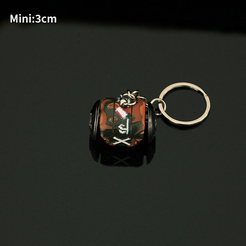 Metal Ryze Explosive Grenade Keychain