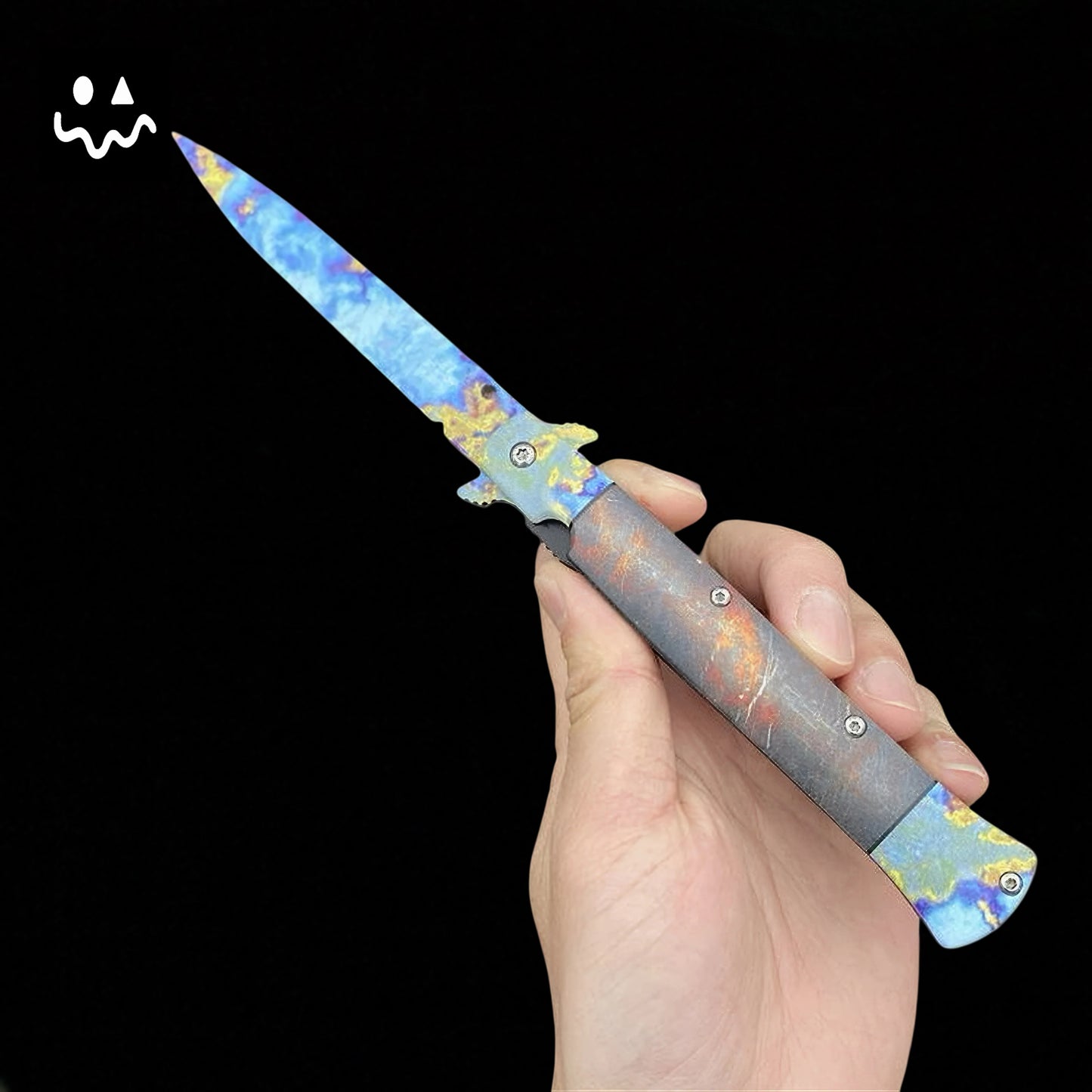 Metal Stiletto Knife 23cm/9.1''