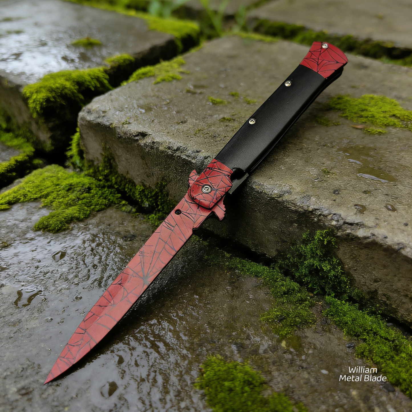 Metal Stiletto Knife 23cm/9.1''