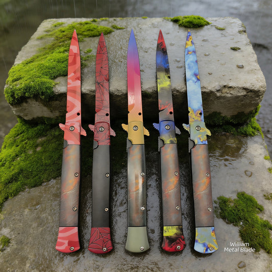 Metal Stiletto Knife 23cm/9.1''