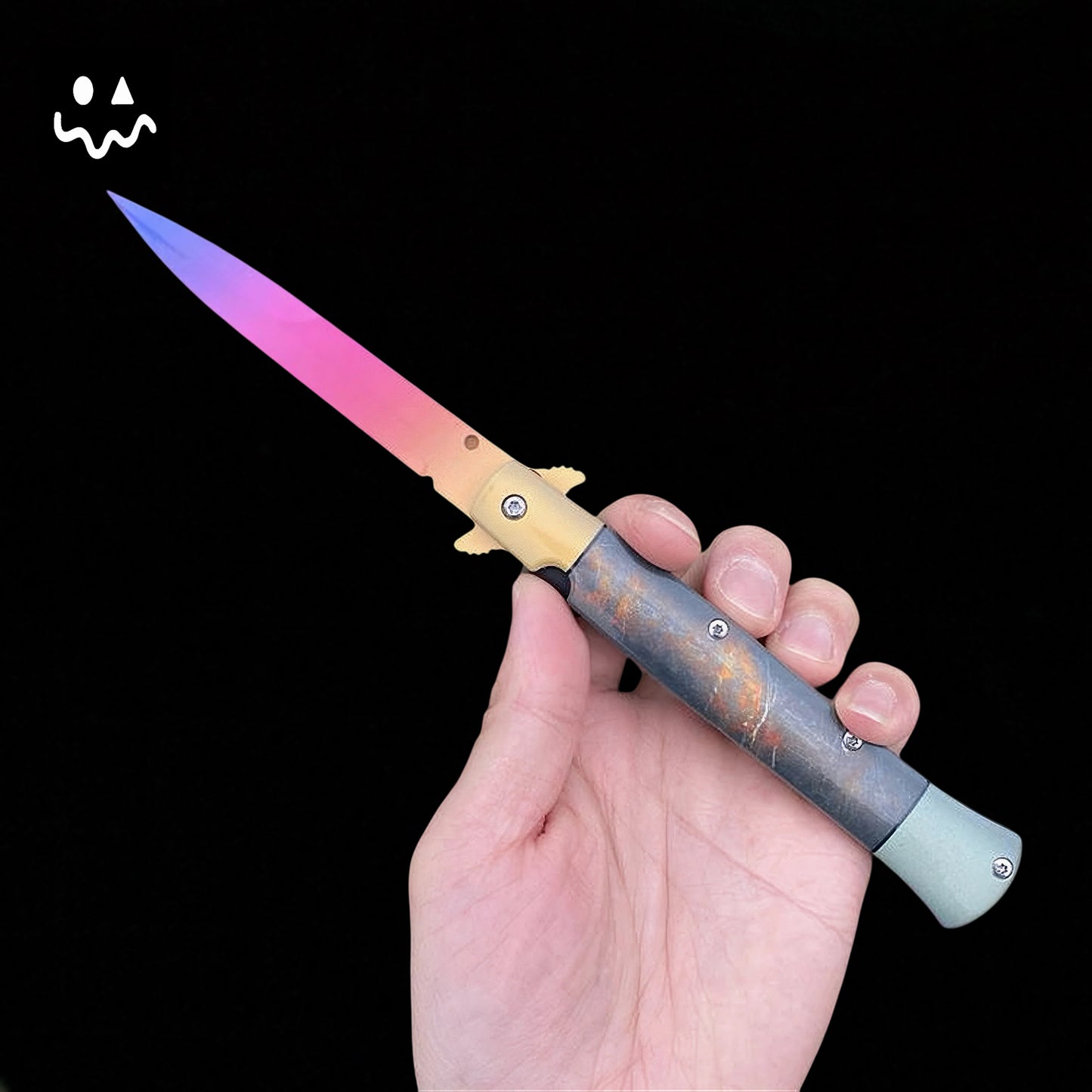 Metal Stiletto Knife 23cm/9.1''