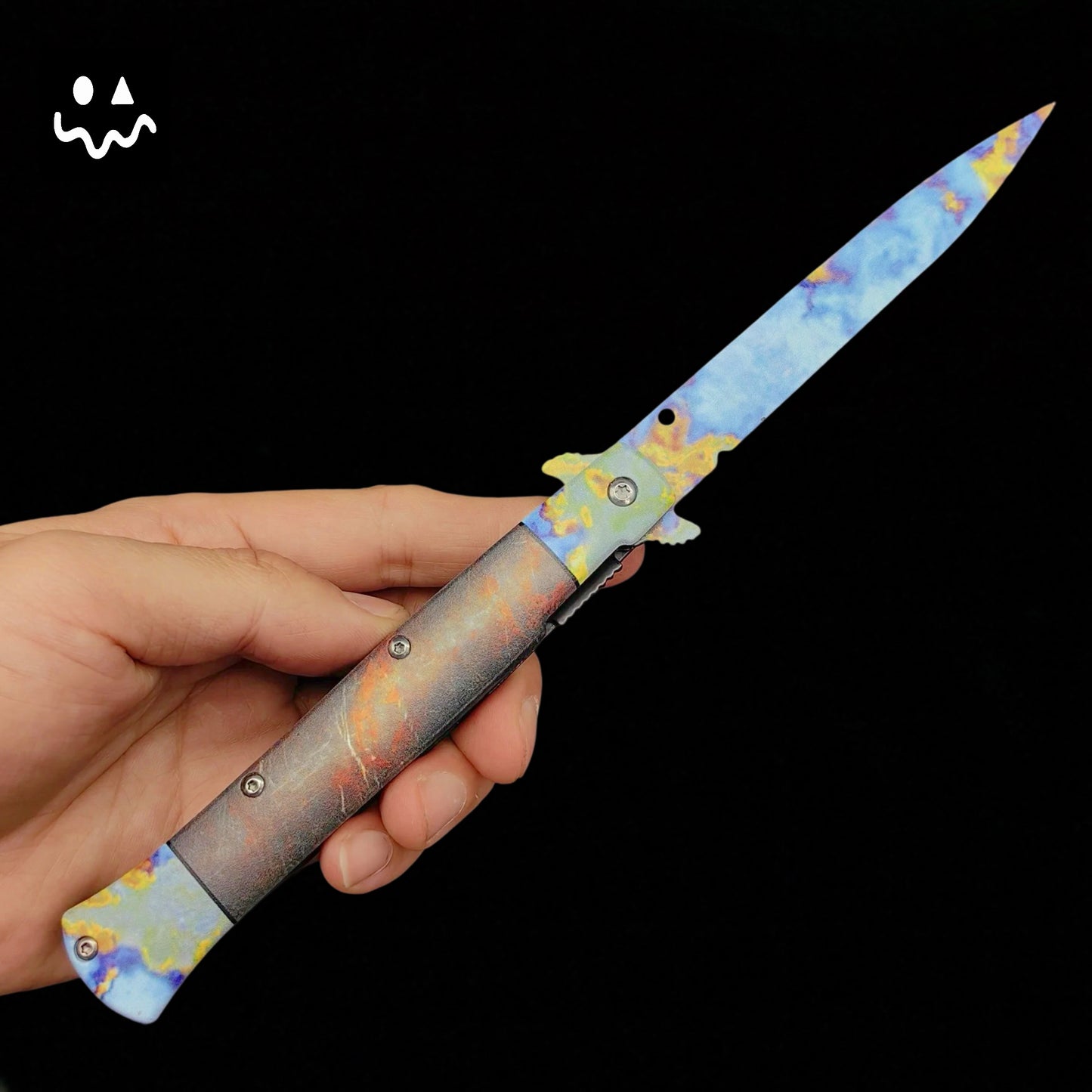 Metal Stiletto Knife 23cm/9.1''