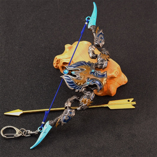 Metal The Stars' Fury Bow Arrow Miniature