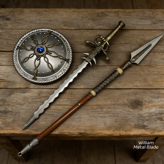 Middle Age  Stormchaser Scutum Colossus Sword The Spear of Resurrection 3 in 1 Pack