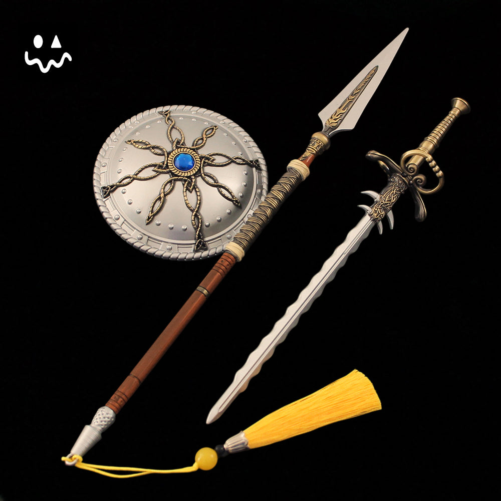Middle Age Stormchaser Scutum Colossus Sword The Spear of Resurrection ...