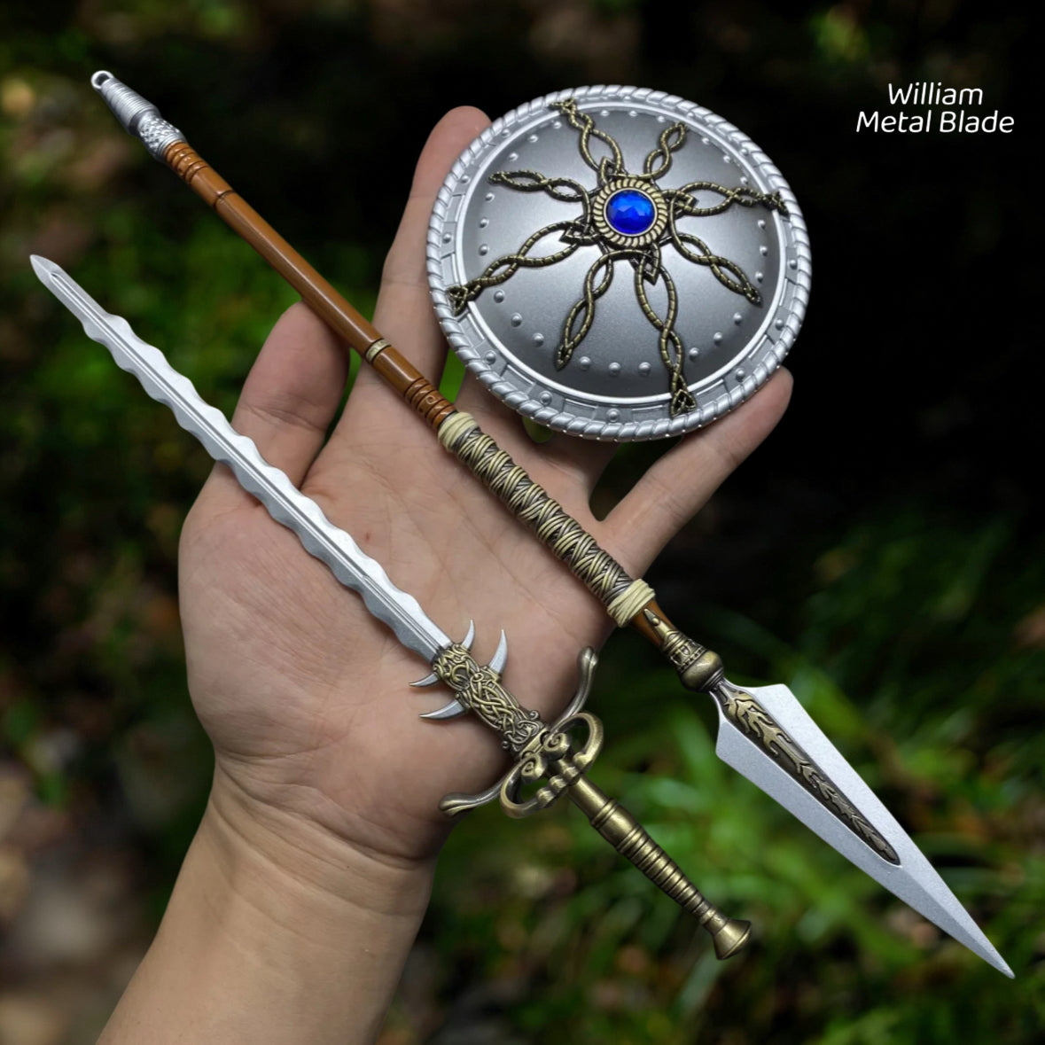 Middle Age  Stormchaser Scutum Colossus Sword The Spear of Resurrection 3 in 1 Pack