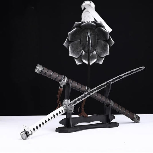 1:1 Size White Lotus Sword Genichiro Ashina Mortal Blade Katana