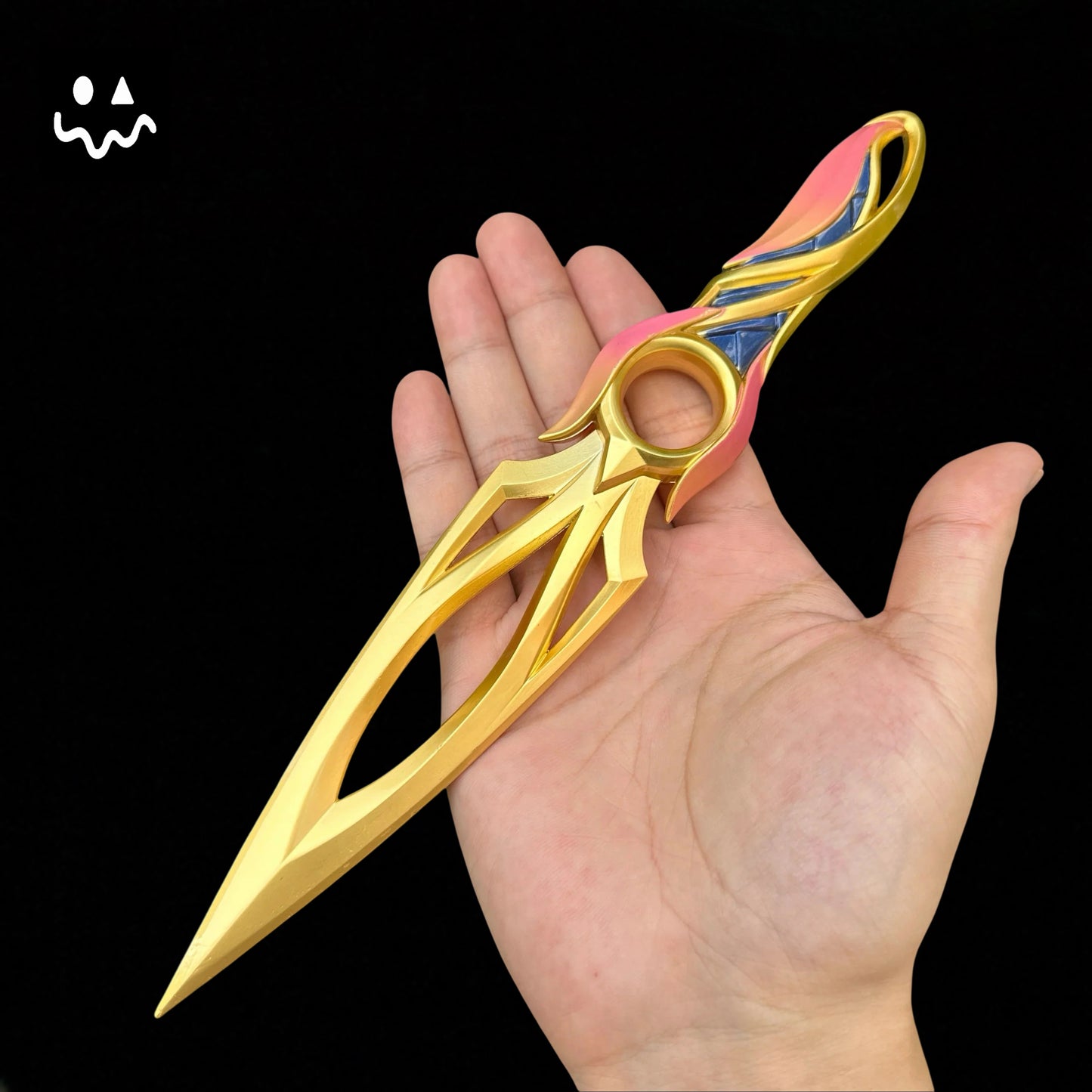 Mystbloom Kunai Kuronami no Yaiba Blades Of Primordia Mini Metal Replica