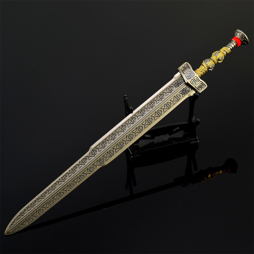 Naraka: Bladepoint Game Peripherals Ding Qin Sword Metal Craft Weapon