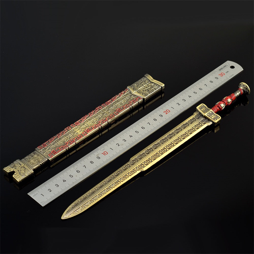 Naraka: Bladepoint Game Peripherals Ding Qin Sword Metal Craft Weapon