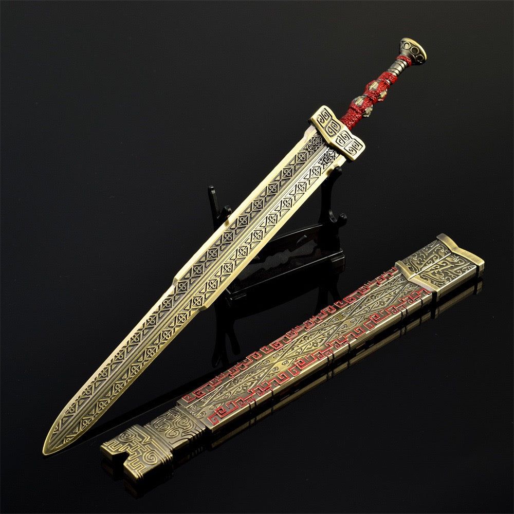 Naraka: Bladepoint Game Peripherals Ding Qin Sword Metal Craft Weapon