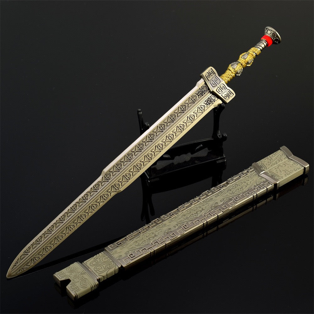 Naraka: Bladepoint Game Peripherals Ding Qin Sword Metal Craft Weapon