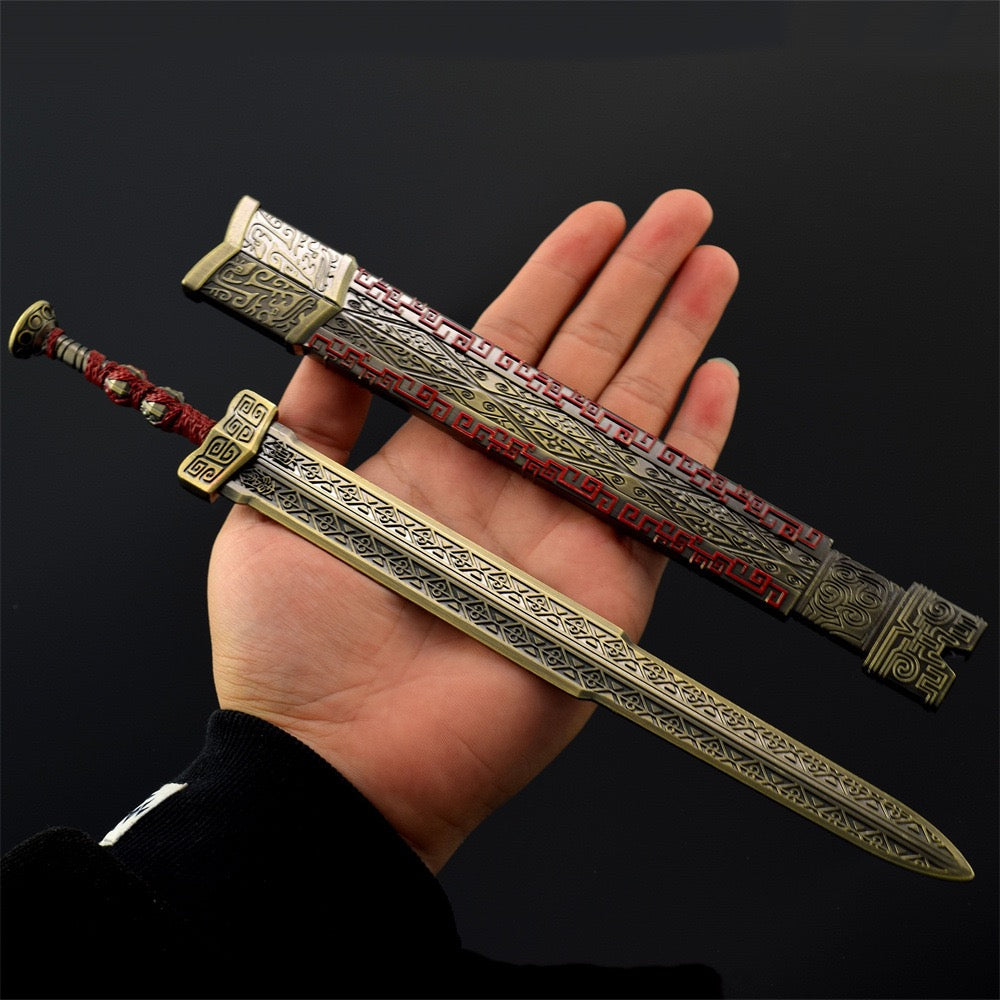 Naraka: Bladepoint Game Peripherals Ding Qin Sword Metal Craft Weapon