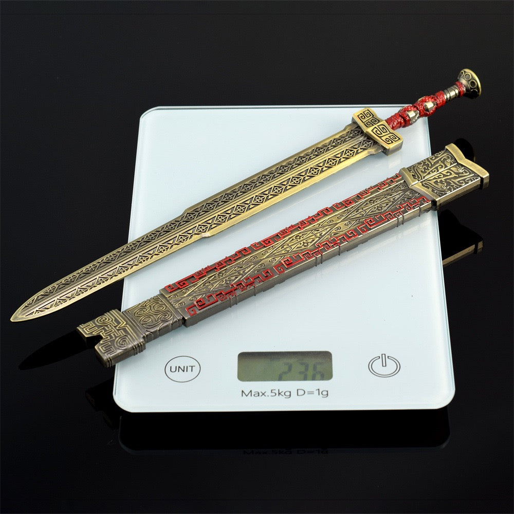 Naraka: Bladepoint Game Peripherals Ding Qin Sword Metal Craft Weapon