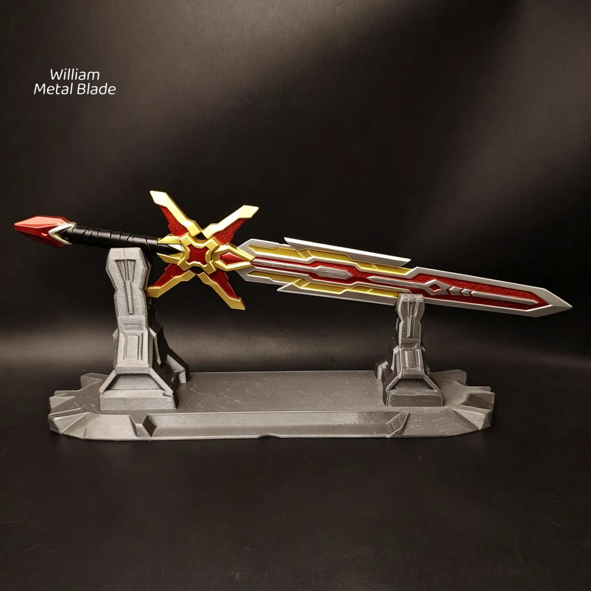 Naraka: Bladepoint War God's Blazing Fire Sword Mini Metal Replica