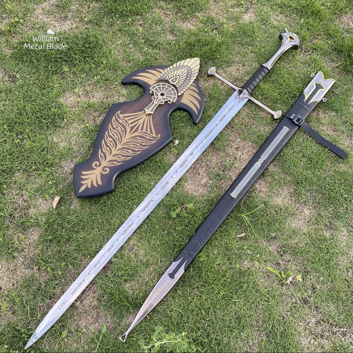Narsil Holy Sword 1:1 Metal Blund Blade Model Replica 128CM/50.3"