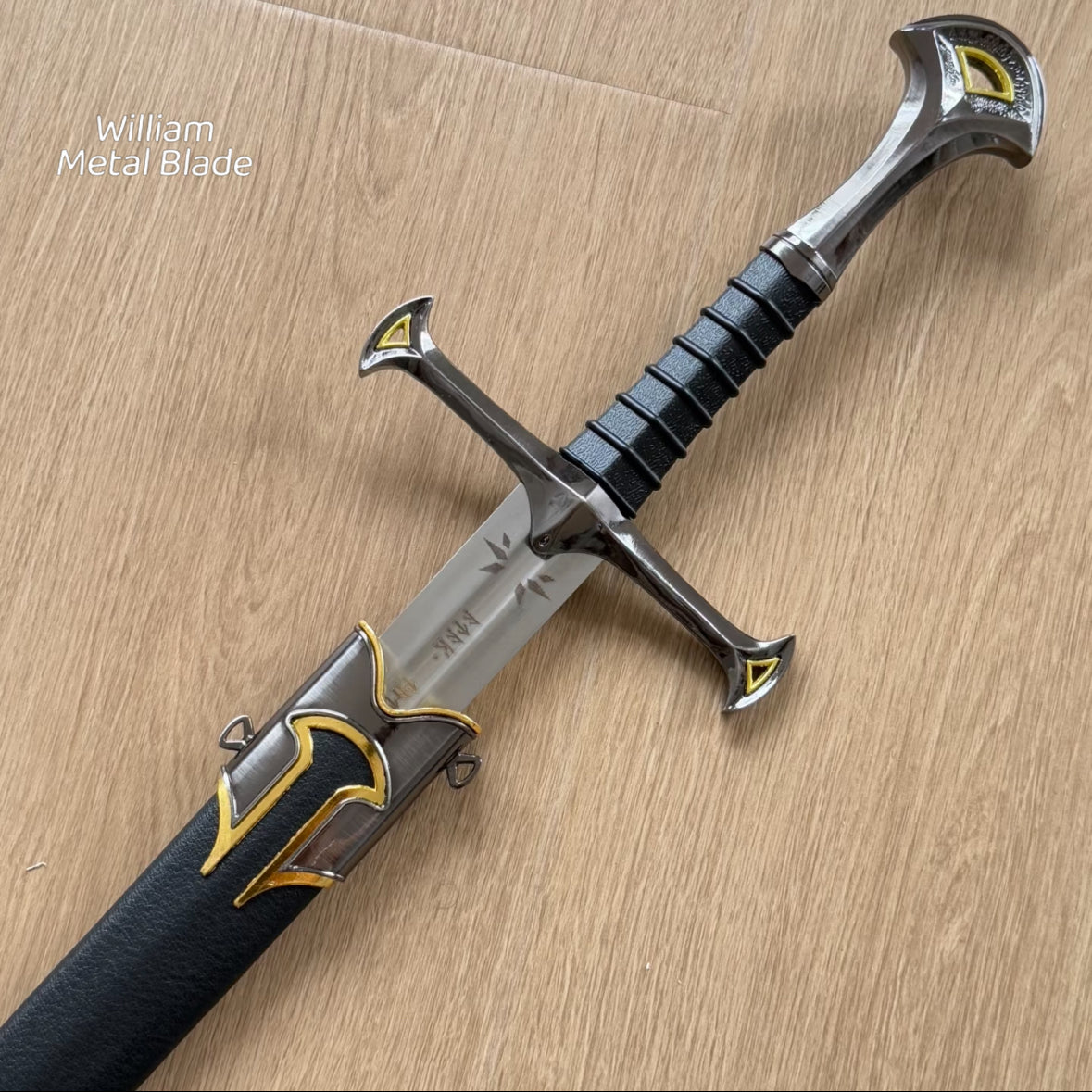 Narsil Holy Sword 1:1 Metal Blund Blade Model Replica 128CM/50.3"