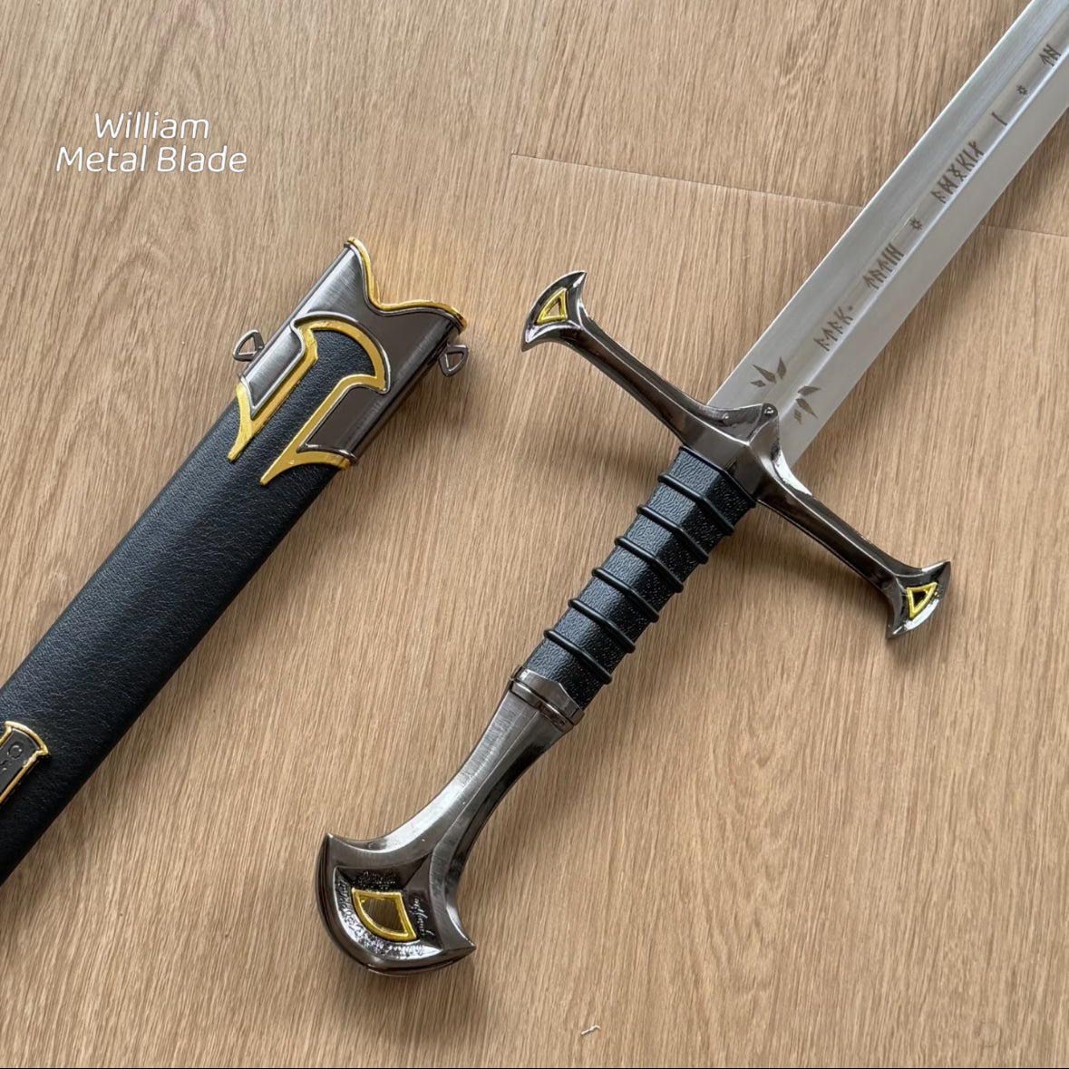Narsil Holy Sword 1:1 Metal Blund Blade Model Replica 128CM/50.3"
