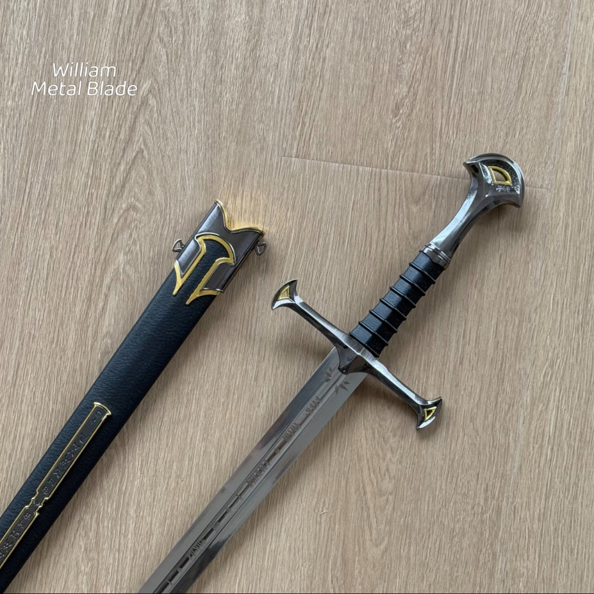 Narsil Holy Sword 1:1 Metal Blund Blade Model Replica 128CM/50.3"