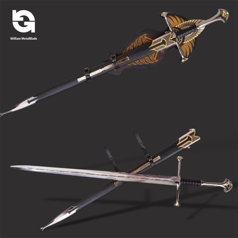 Life-Size Narsil Holy Sword 1:1 Metal Blund Blade Model Replica 128CM/50.3"
