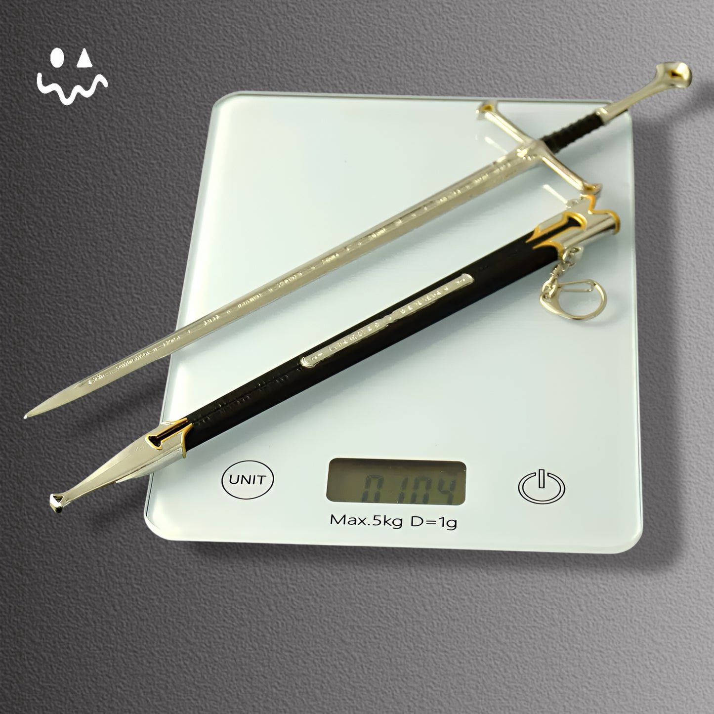 Narsil Holy Sword 11.8" Metal Replica