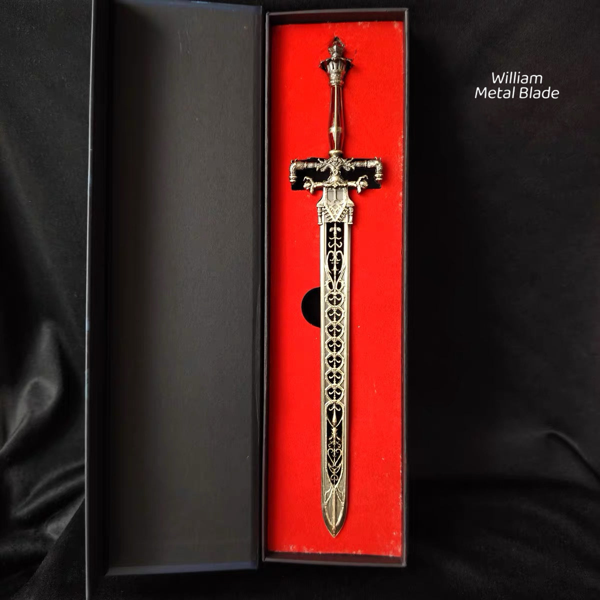 Night And Flame Sword Metal Replica With Gift Box