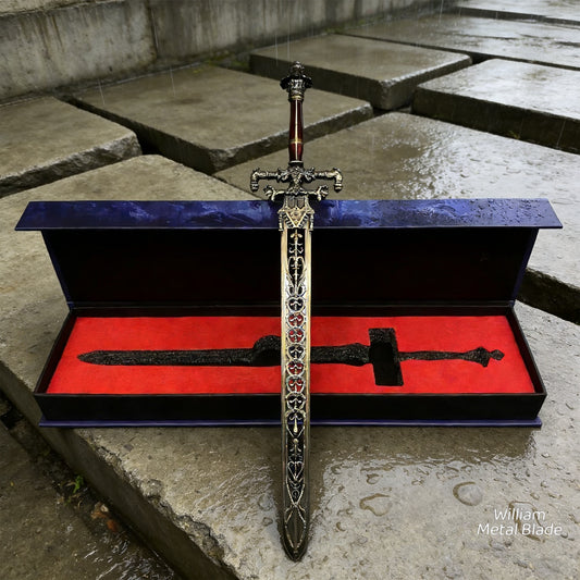 Night And Flame Sword Metal Replica With Gift Box