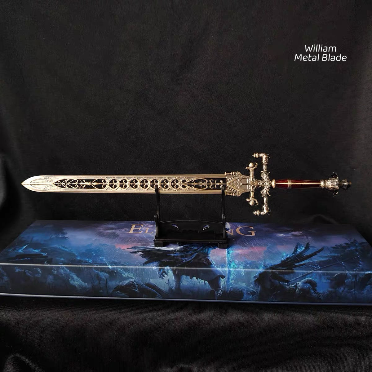 Night And Flame Sword Metal Replica With Gift Box