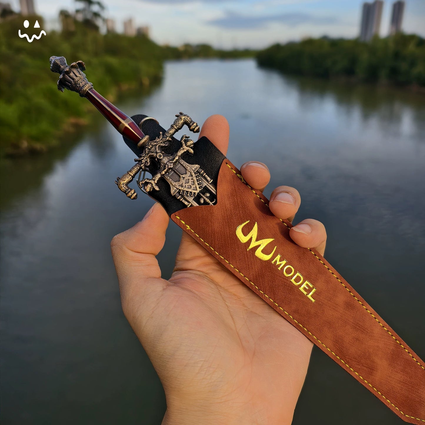 Night And Flame Sword Metal Replica