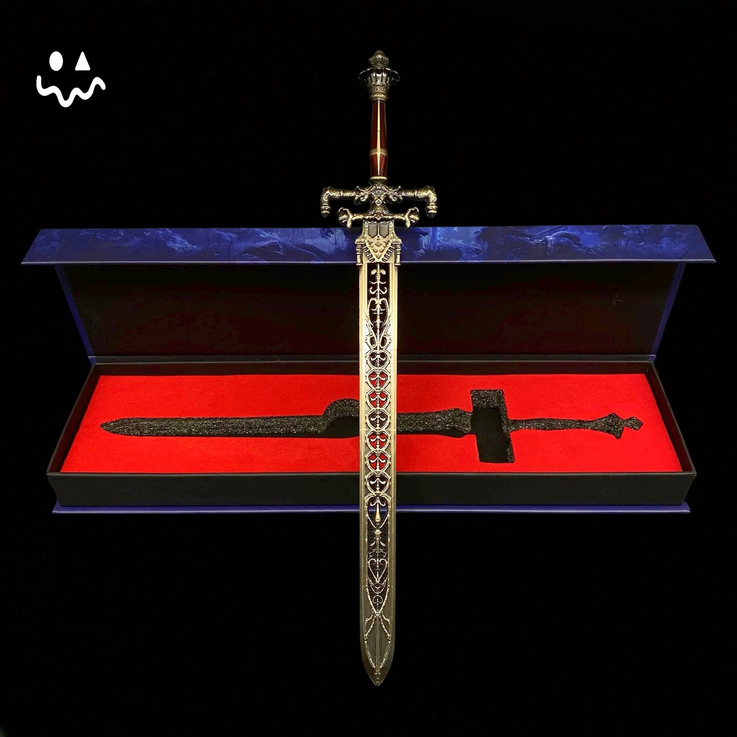 Night And Flame Sword Metal Replica