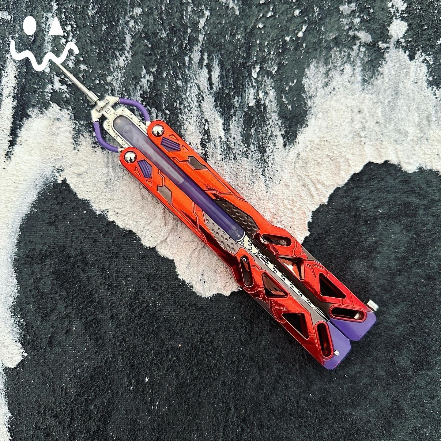 Octane Heirloom Recolor Real Liquid Tube Craft Balisong Replica