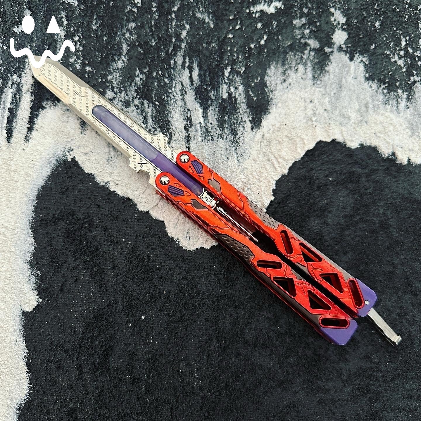 Octane Heirloom Recolor Real Liquid Tube Craft Balisong Replica
