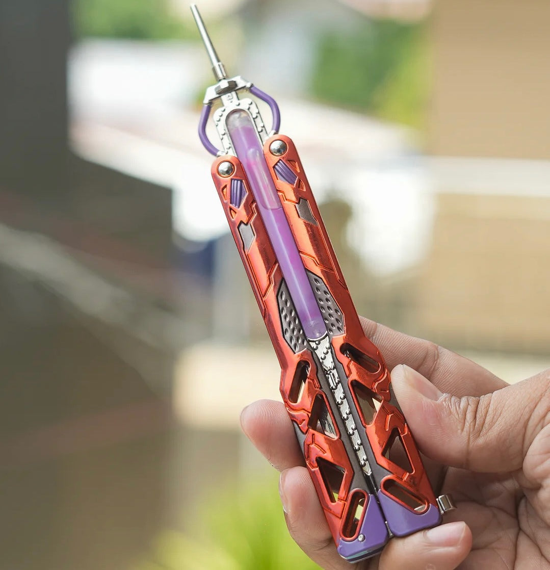 Octane Heirloom Recolor Real Liquid Tube Craft Balisong Replica