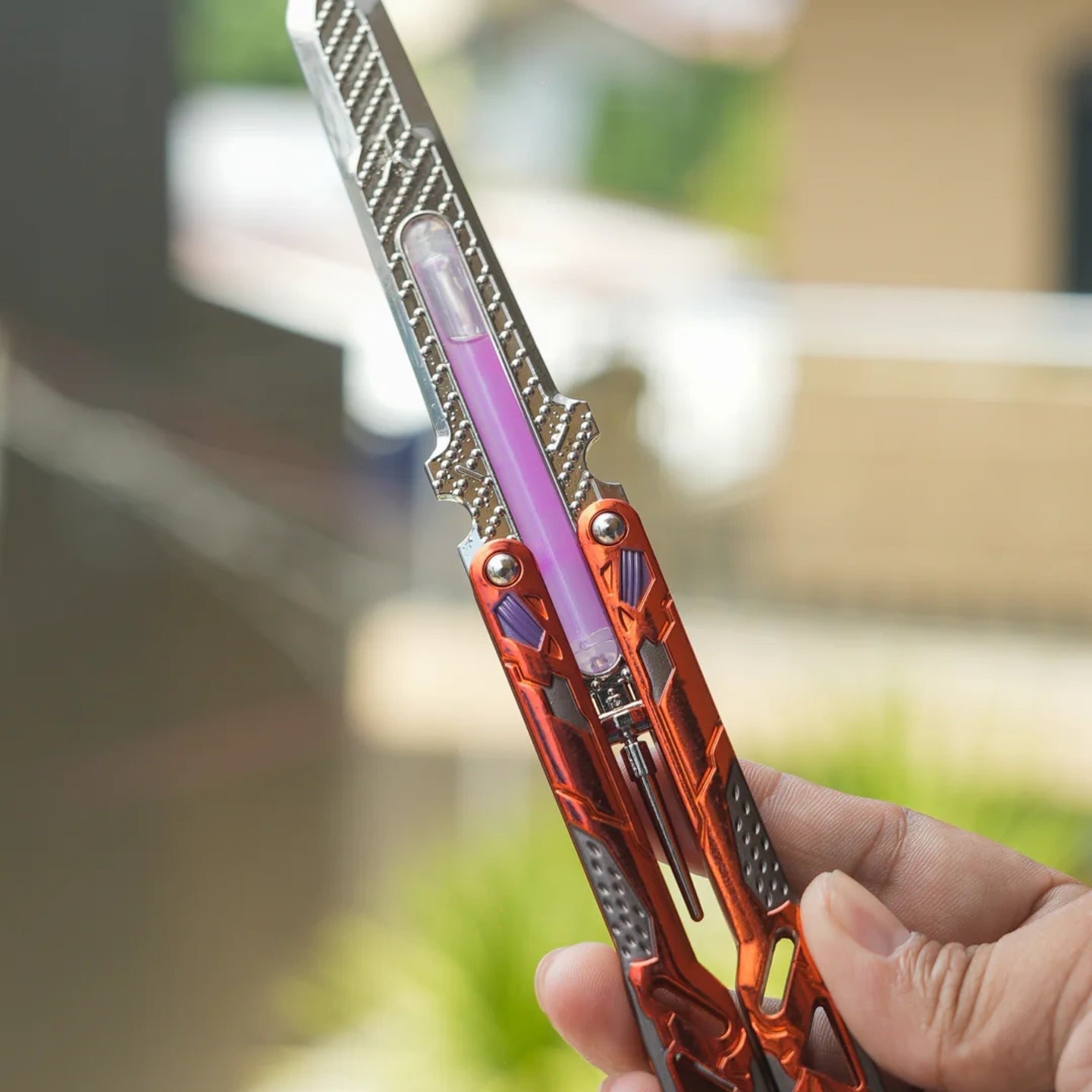 Octane Heirloom Recolor Real Liquid Tube Craft Balisong Replica