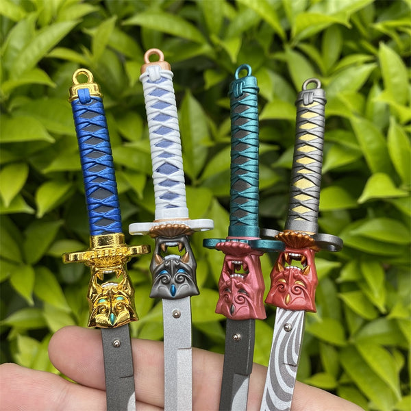 Metal Onimaru Kunitsuna Sword Katana Replica 4 In 1 Pack ...