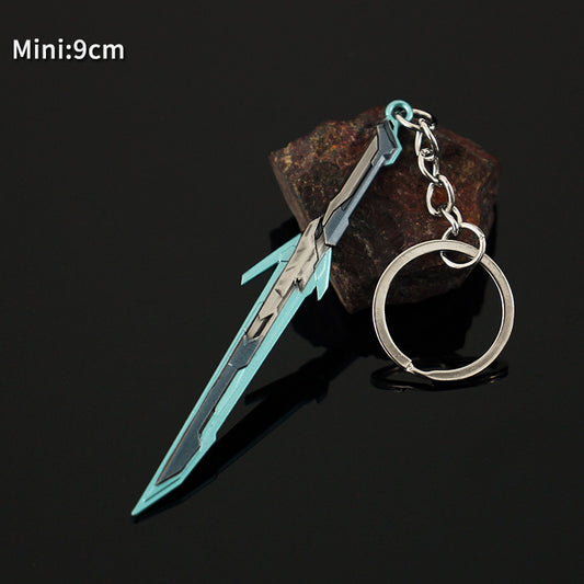 Metal Orion Sword Keychain