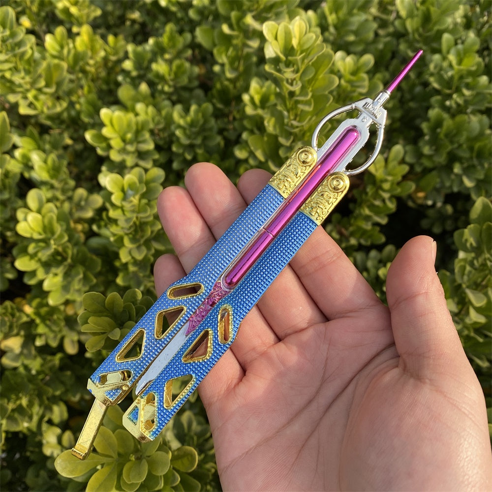 New Pink Octane Heirloom Balisong Metal Replica