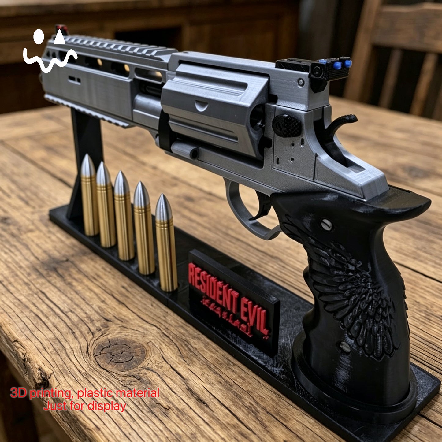 RE4 Leo SG-09 R Silver Ghost 3D Printing Display Model